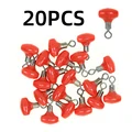 20pcs red