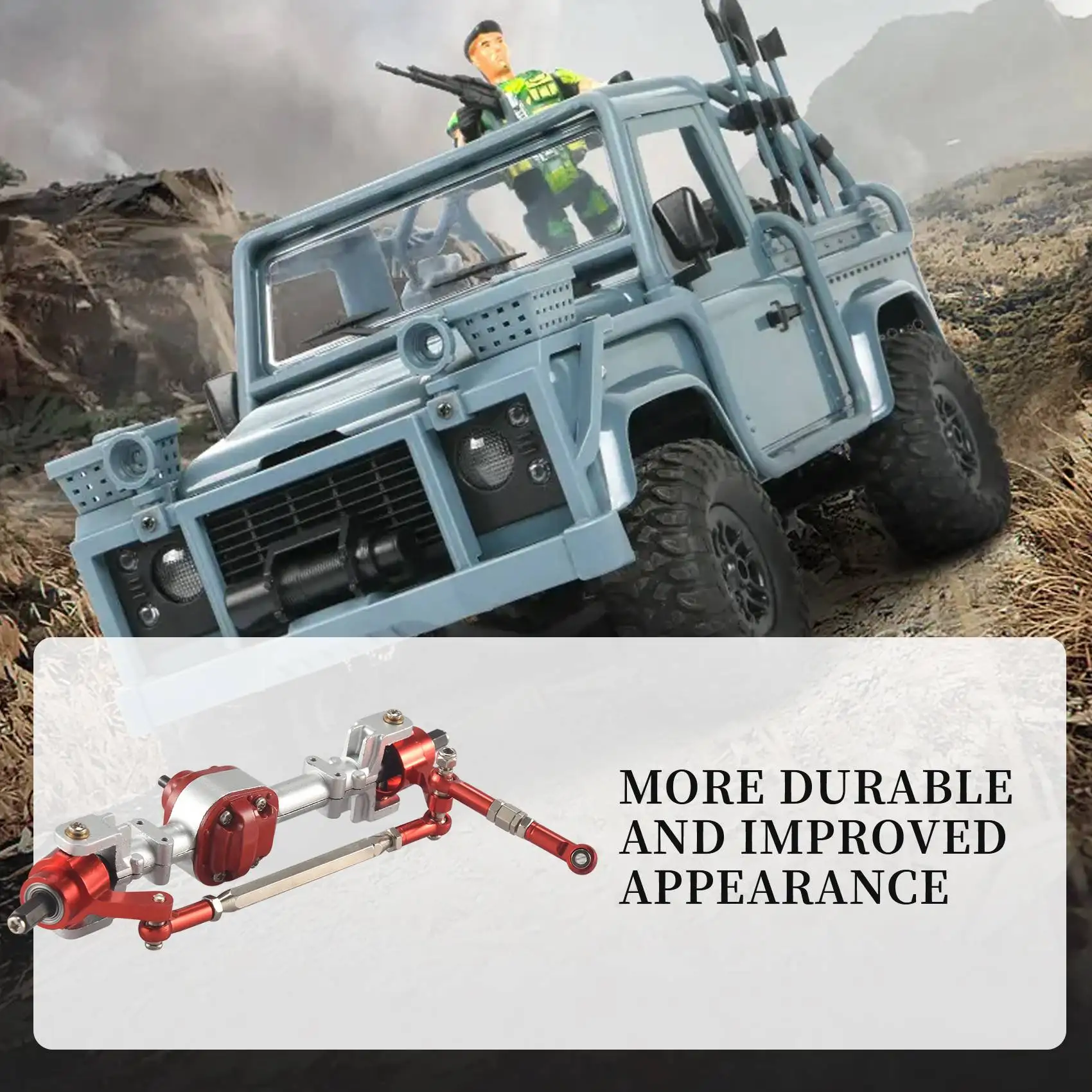 Передняя и задняя полная ось BVBV RC для MN D90 D91 D96 D99S MN90 MN96 MN99 MN99S 1/12, детали для обновления радиоуправляемого автомобиля, серебристый