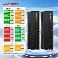 JUHOR Ram DDR5 32GB(16GBX2) 6000MHz 6400MHz DDR5 6400MHz Memoria Ram para computadora de escritorio