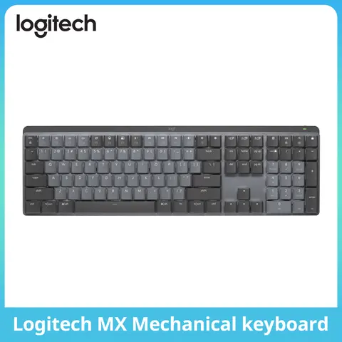 로지텍 MX 기계식 무선 게임용 키보드, 사무용 게임용 키보드, Windows IOS, 안드로이드