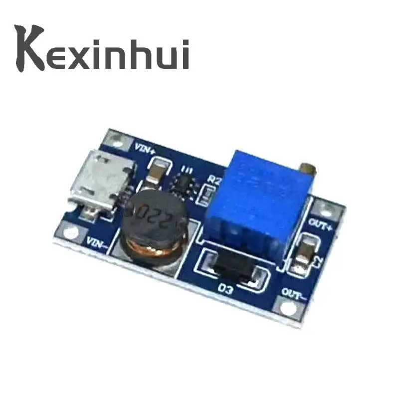 MT3608 DC-DC Step Up Converter Booster Power Supply Module Boost Step-up Board MAX output 28V 2A for arduino