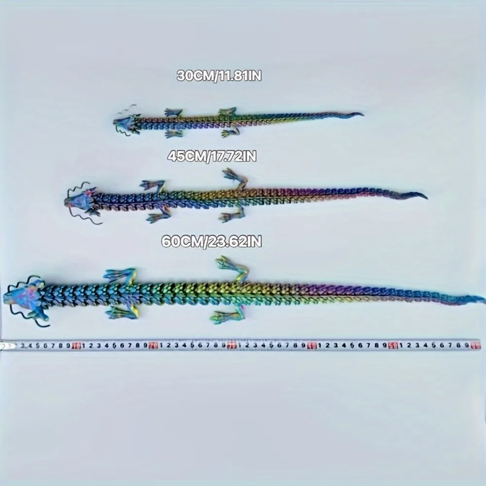30cm 3D Printed Dragon Beads Ornament Exquisite Collectible Figurine With Details Collectors And Dragon Enthusiasts