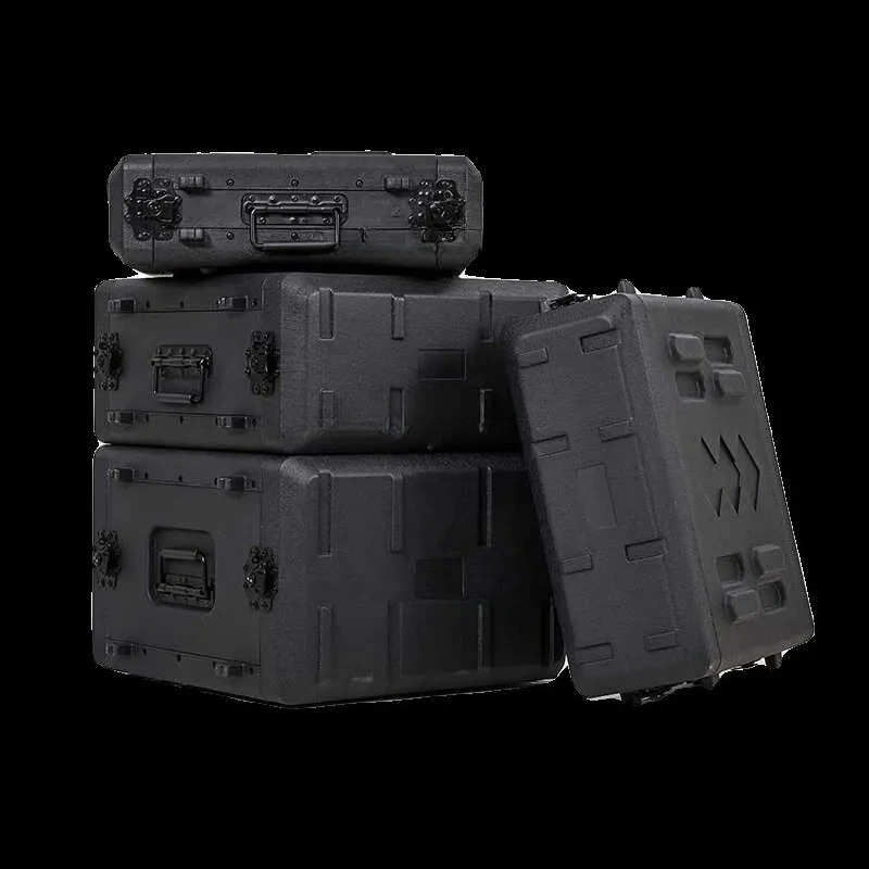 New PE plastic U-box digital amplifier receiver wireless microphone microphone storage portable aviation cabinet