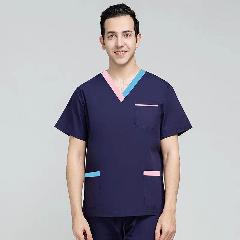 

Surgical Gown Women, Summer Thin High-End Short-Sleeve Dental Doctor Scrub Suit For Operating Room