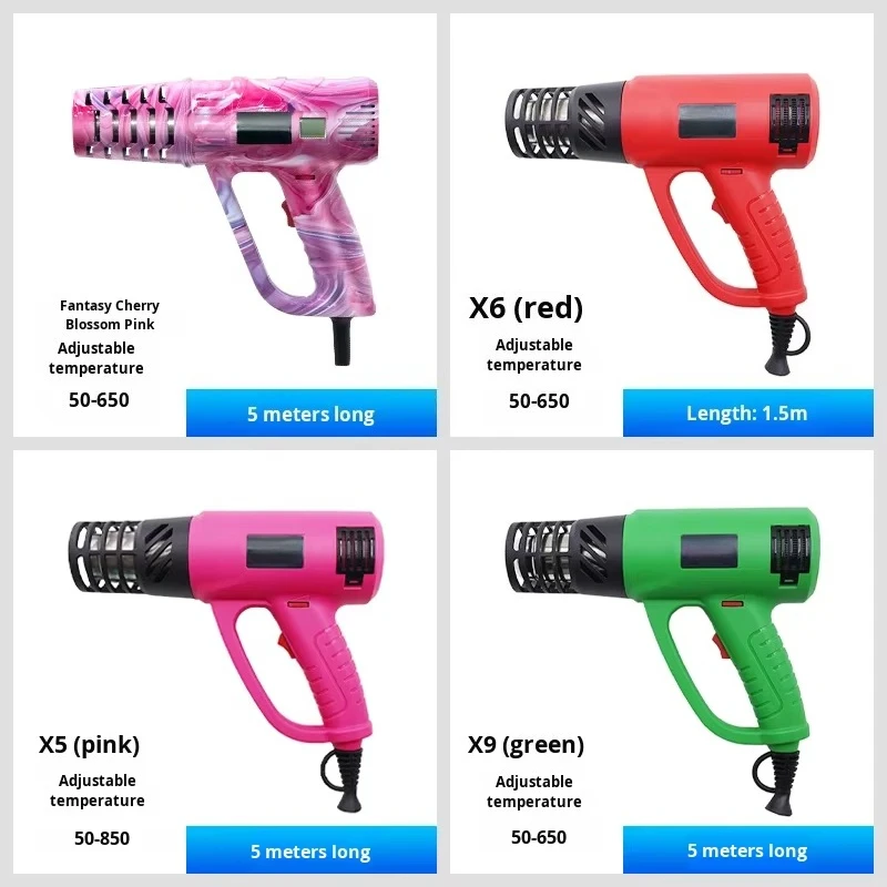 High Accuracy Film Little Helper Car Wrap Heat Gun Anti-Scald Graffiti Solar Color Change Construction Special Hot Air
