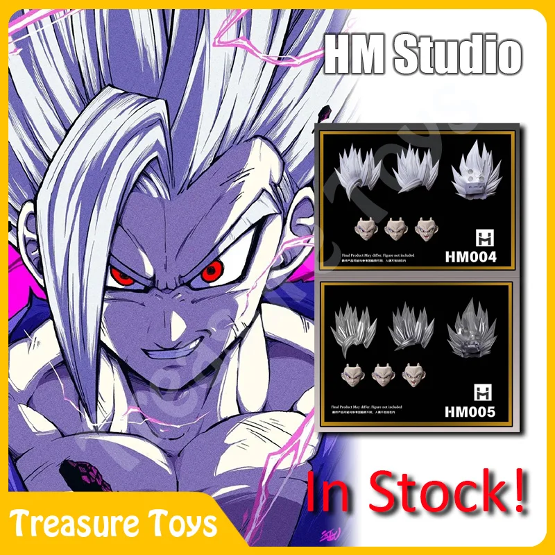 

Original HM Studio Gohan Head Sculpt Dragon Ball Super Saiyan Gohan Beast Head Accessories Anime Action Figures Model Toys Gifts