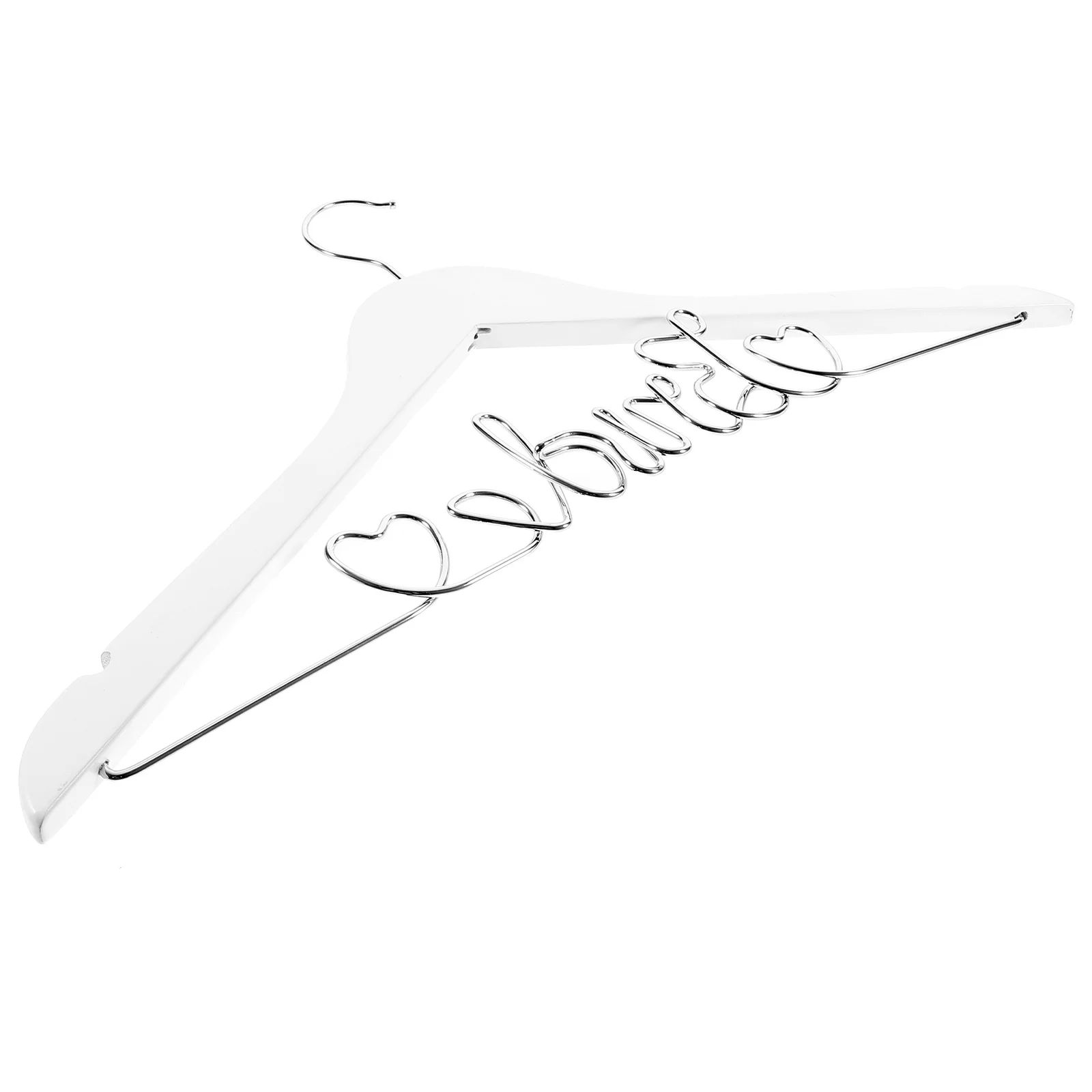 

Bride Wedding Dress Hanger Wooden Wire Delicate Luxury Bridal Gown Holder Anti-Slip Wedding Clothes Display Keepsake