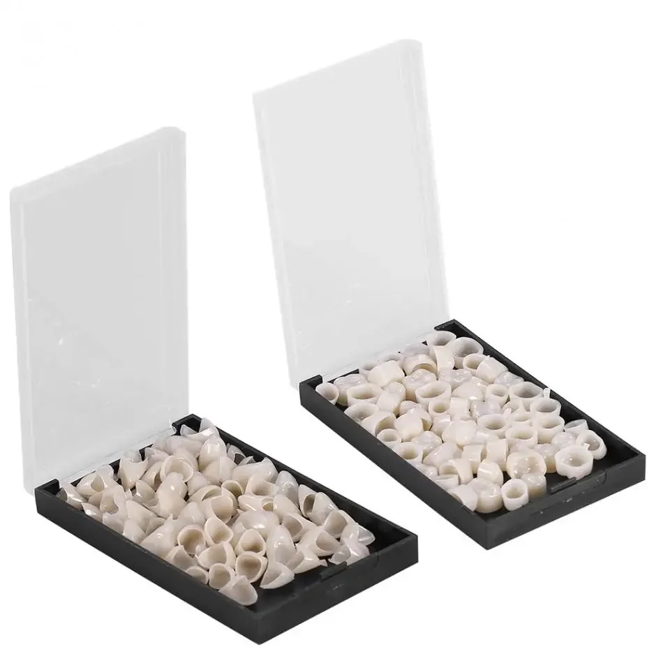 50PCS Dental Supplies Resin Dentures Laboratory Tools Temporary Teeth Oral Care Whitening Materials Dental Veneer Dentist Clinic