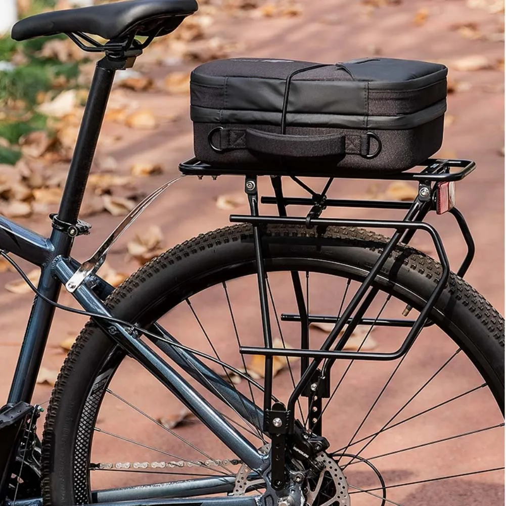 

Bicycle rear rack mountain bike aluminum alloy steel luggage carrier rear seat rack suitable for multiple bikes