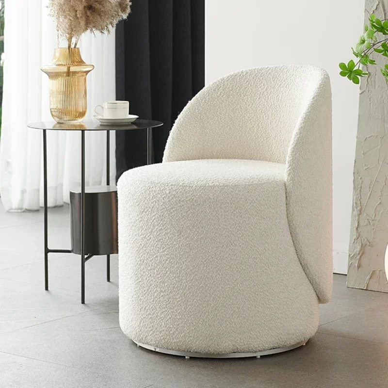 

Nordic Round Stools Makeup White Girl Pouf Ottoman Stools Living Room Sofas Footrest Sillas Para Sala De Estar Home Furniture