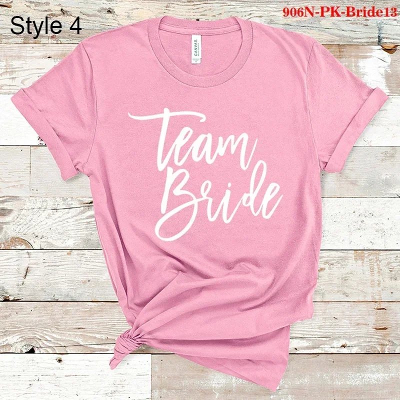 Braut Junggesellenabschied T-Shirts Baby of Honor Mutter des Bräutigams Jr. Brautjungfer Braut Blumen Mädchen Bräute Babes Team Brautjungfer