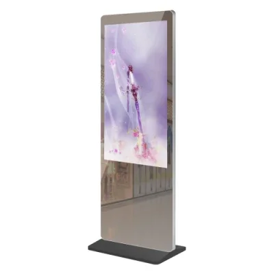 

Smart Fitness Workout Touch Screen Advertising Machine Human Body Sensing Vertical Floor Intelligent Bathroom Fitting Mirror