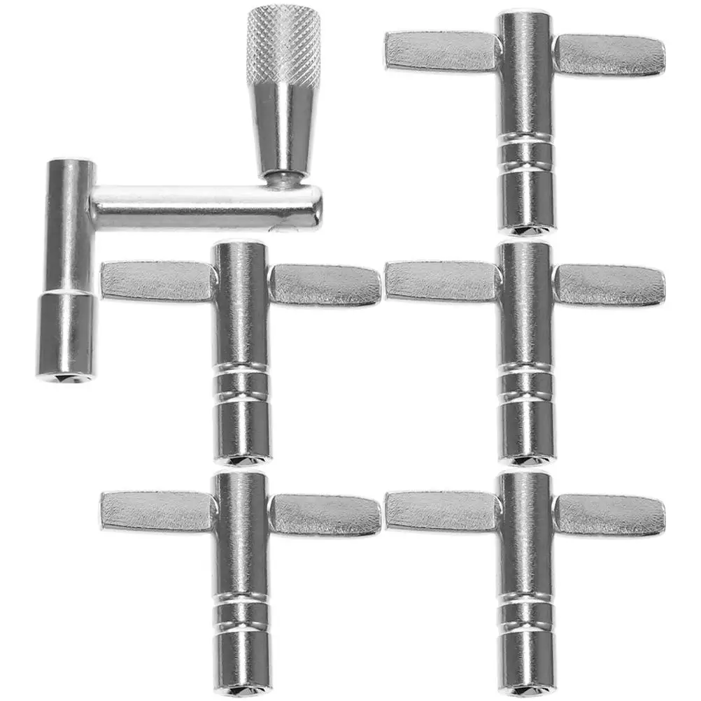 

6pcs Key Accessories Metal Tuning Tools Durable Drum Keys for Percussion Repair Wrenches Long Life Drum Tuning Key