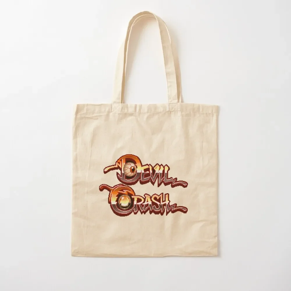 Devil Crash Tote Bag tote bag men's shopping bags foldable Eco bag free delivery bags