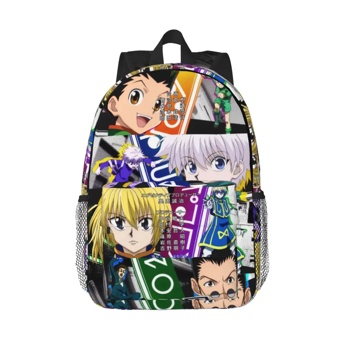 Anime HXH Hunter Hunter Backpack Daypack Large Capacity Boys Girls BookBag Shoulder Bags for Men Women School Bag