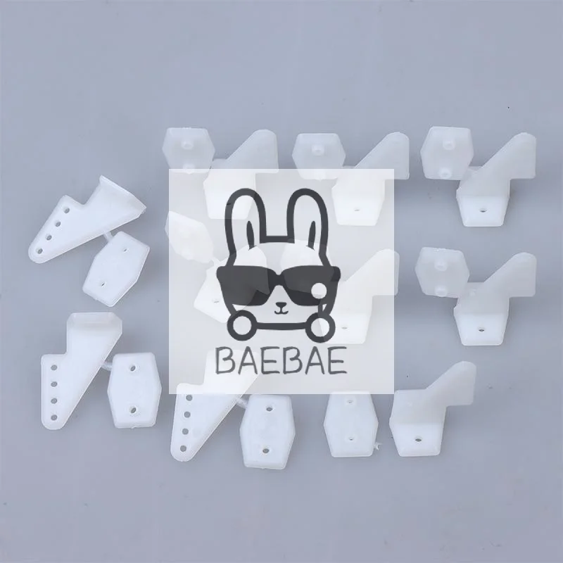 10 مجموعات/وحدة مع مسامير دبوس قرون 18x26 4 حفرة L18xW13xH26 RC أجزاء الطائرات الطائرات الكهربائية رغوة Aeromodelling