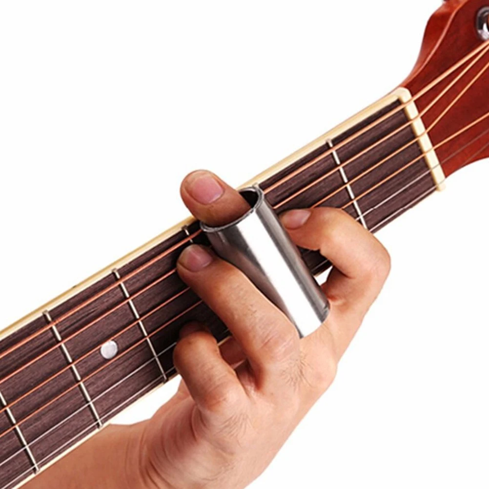 

2 Pcs Guitar Slide Standard Male Pack Smooth Medium Bottleneck Durable Excellent Intonation Clear Sound Professional Accessories