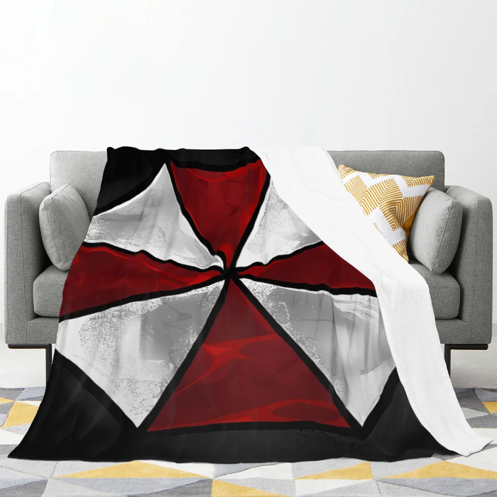 Umbrella Corporation Throws Blanket Picnic Super Soft Blanket for Travel Bedding Couch Sofa Bed Blanket Birthday Gift