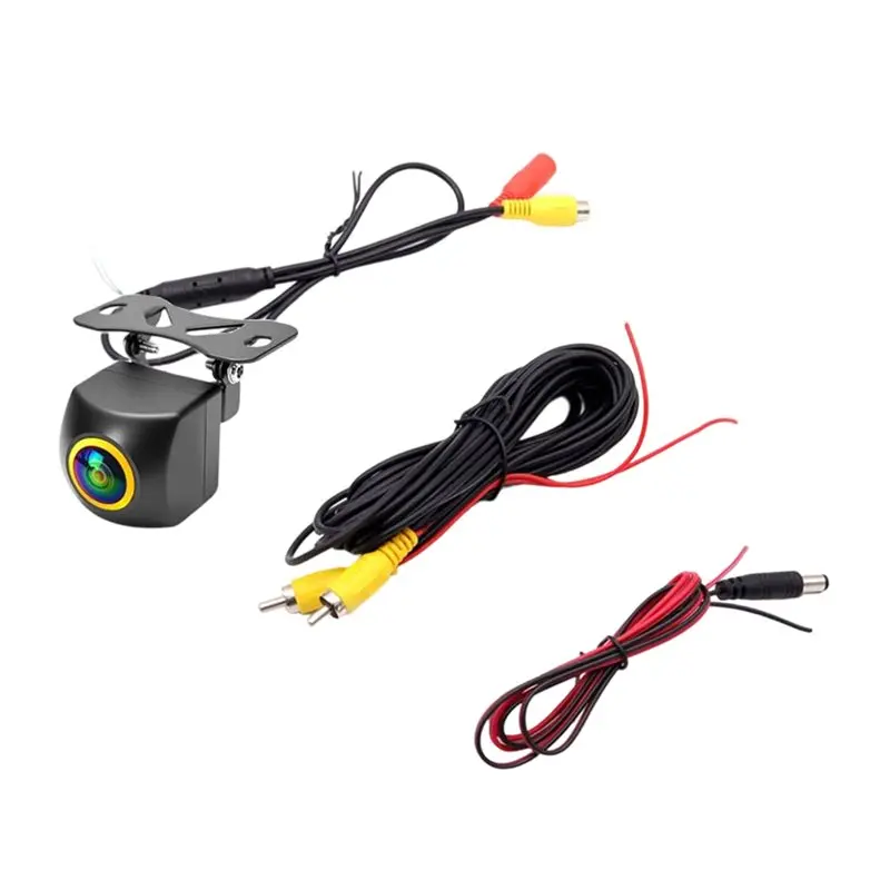 JABS-Universal Car Dynamic Trajectory Parking Line Car Rear View Reverse 1080P Night Vision Backup Track Camera