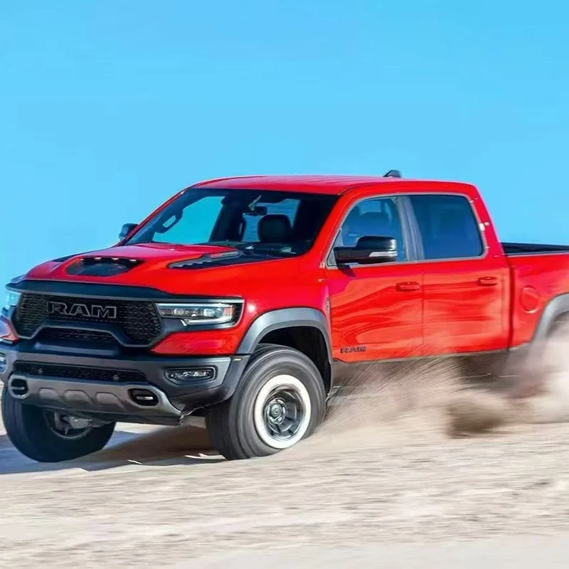 KM 썬더 닷지 티라노사우루스 RAM 1500 시뮬레이션 1/8 원격 제어 전기 4WD 등반 차량 픽업 오프로드 차량