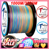 Thornsline Asura Series 8 Strands 4 Braided 1000M 3000M Fishing Line Multifilament PE Line For Carp Fishing  Saltwater pesca New