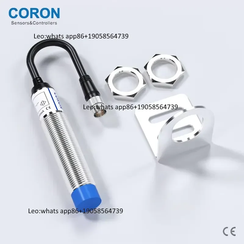 Inductive Proximity Sensor Switch CLJ-A12-4ANA-G3 M12 Unshielded 4mm NPN NO 10-30VDC Cable with M12 Plug for Metal Detect