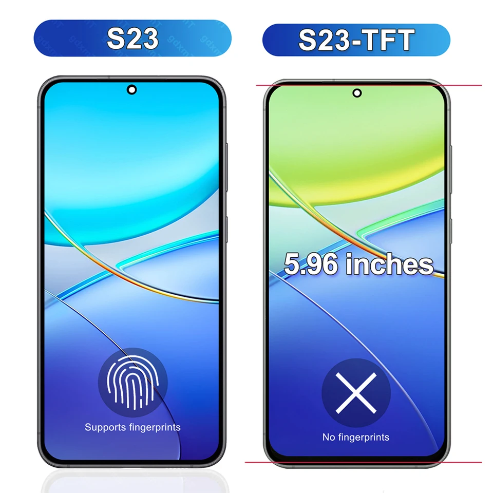 For Samsung Galaxy S23 LCD Display 5.96 TFT Touch Screen