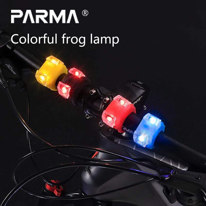 مصباح الضفدع للدراجة الجبلية، زخرفة تحذيرية للضوء الأمامي والخلفي (الجيل السادس) #4