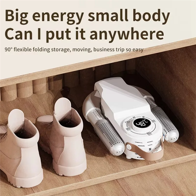 

X10A Shoe Dryer Intelligent Timer Adjustable Dryer Quick Drying Deodorizing Shoe Dryer Household Shoe Warmer Heater