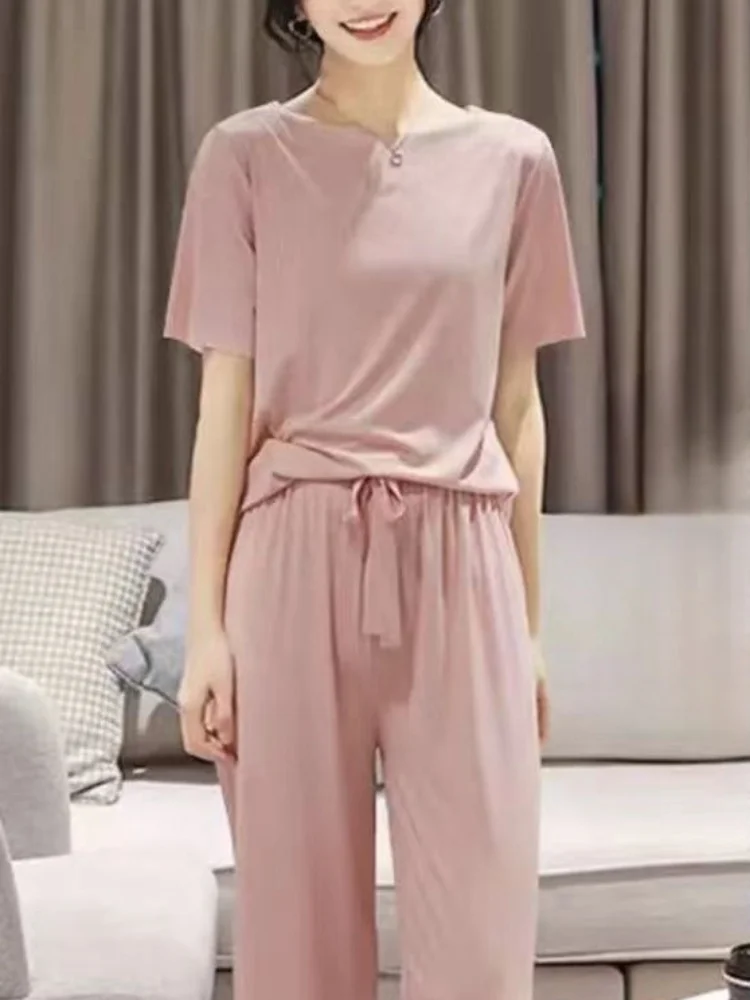 Autumn Winter Warm Flannel Fleecing Women Pyjamas Sets Thick Coral Velvet Long Sleeve Cartoon Sleepwear Thin Flannel Pajamas Set