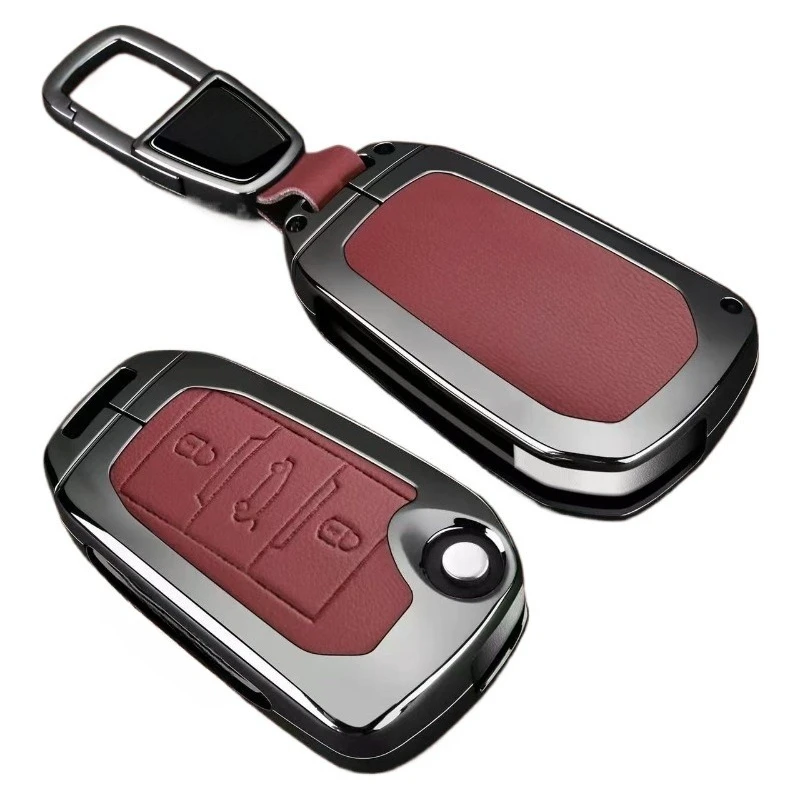 Premium Zinc Alloy Key Cover Case for Peugeot 408 / 408X / 508L / 4008 / 5008 / 2008 (2024) - Protective Key Fob Shell