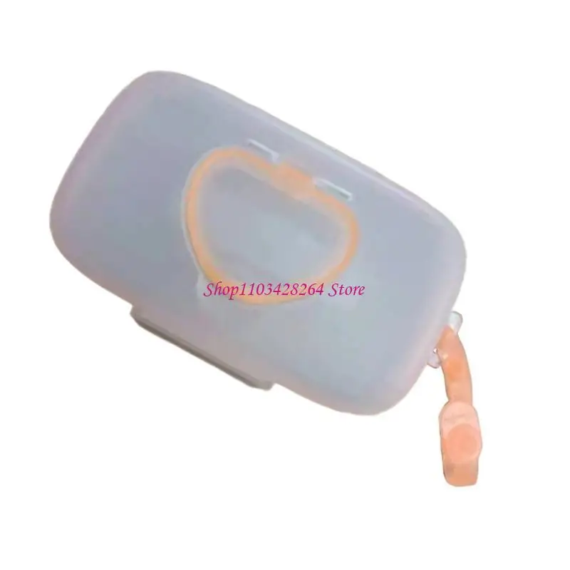 Custodia per distribuzione del distributore salviettine portatili organizzatore riutilizzabile per borsa per pannolini