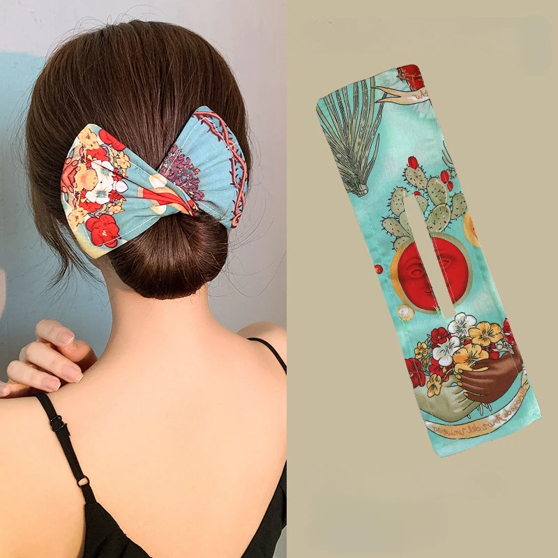 

Hair Clip Magic Women Hair Styling Twist French Stylish Donut Bun Maker Accessories Buns for Women Hair Braider Для Волос