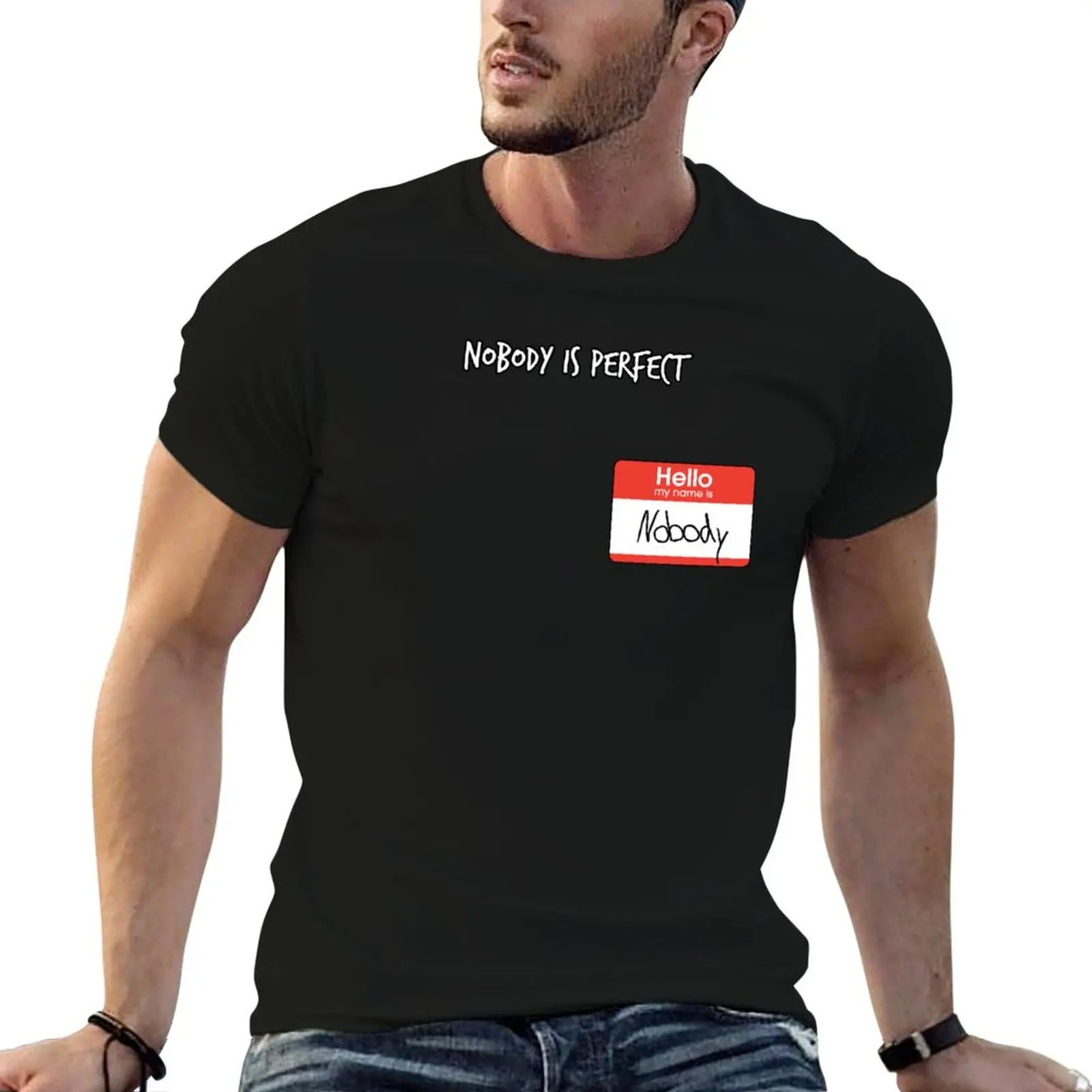 

Nobody is perfect but there is someone T-Shirt essential t shirt man t shirt heavy cotton T-Shirt