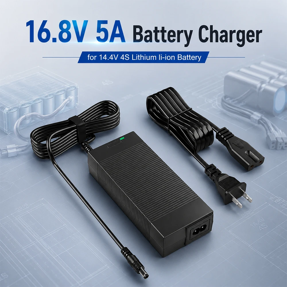84V 20A Smart Charger - Carregador de bateria de lítio com