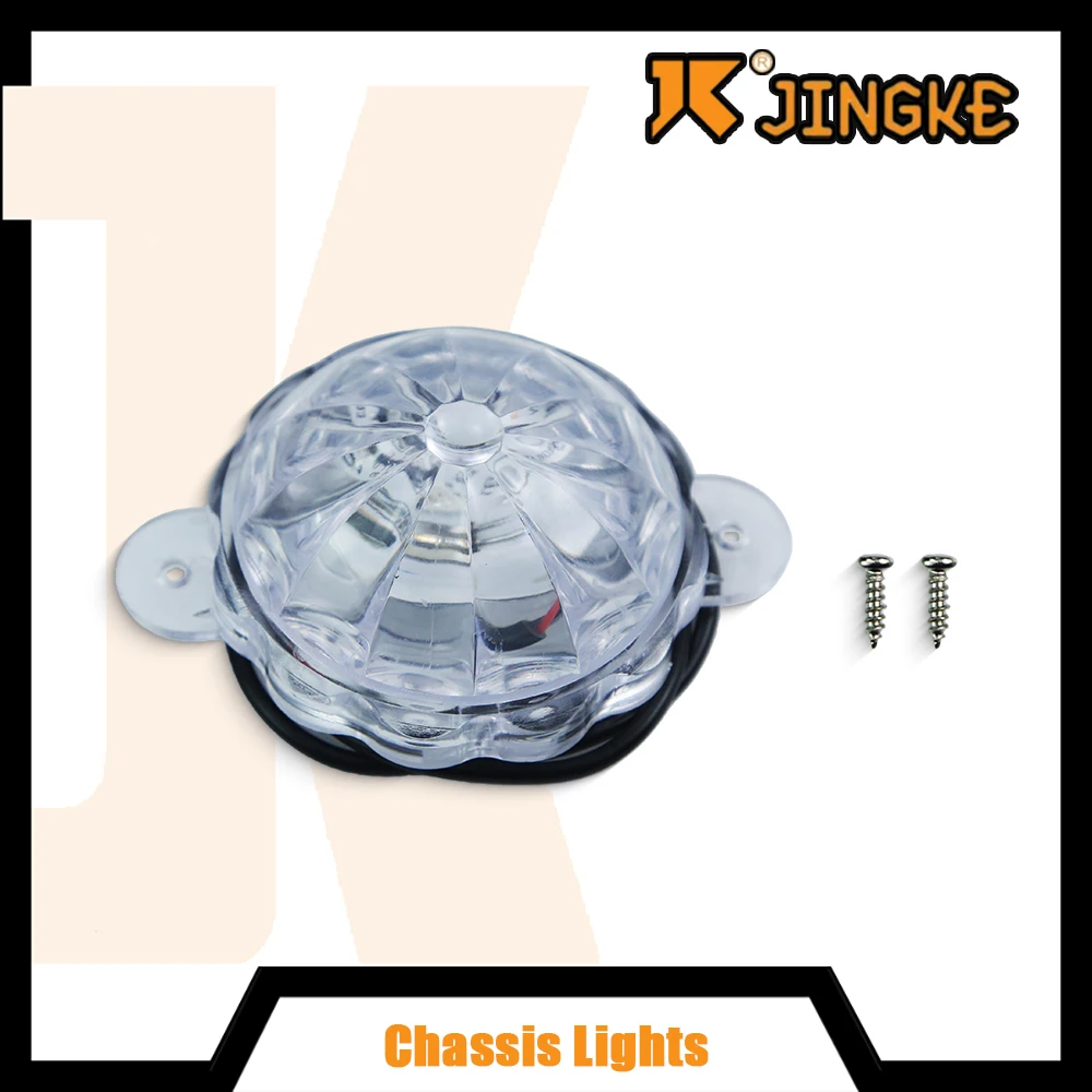 

1PCS Motorcycle LED Chassis Light RGB Flash Strobe Lamp 12V Universal Motorbike Decoration Atmosphere Light