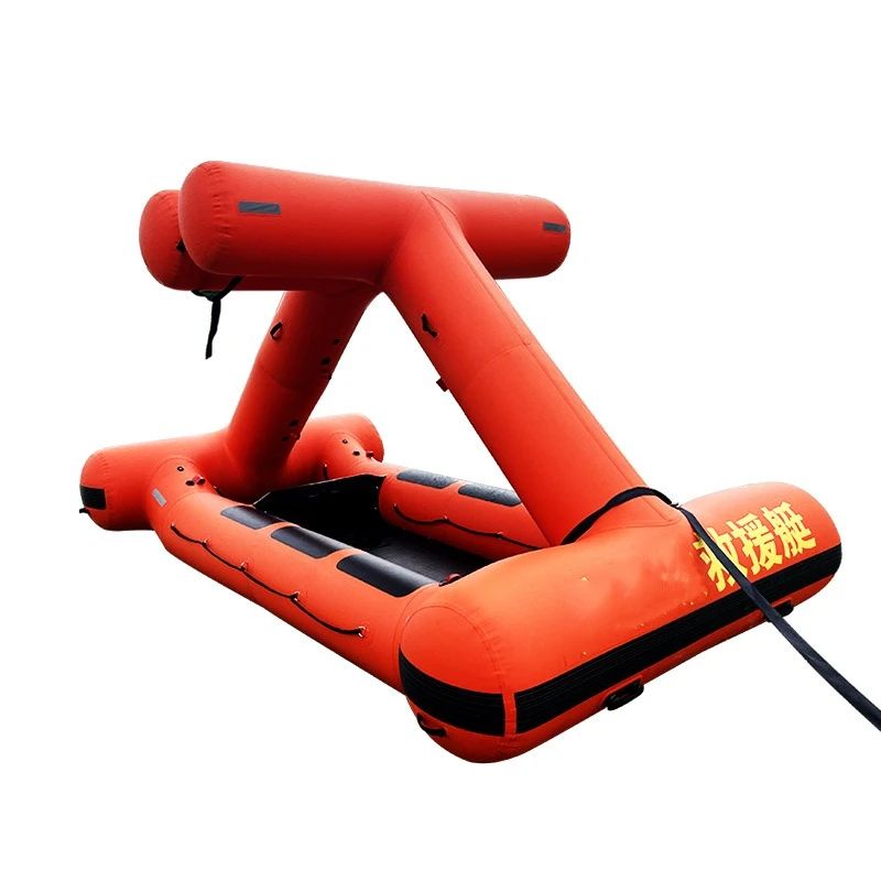 Riptide lifeboat water life-saving triangle surface tumbler transport boat water inflatable rescue boat