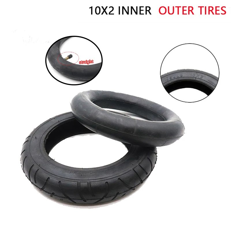 Pneus intérieurs et extérieurs pneus de scooter de poussette 10*2 pneus extérieurs intérieurs modifiés épais et durables