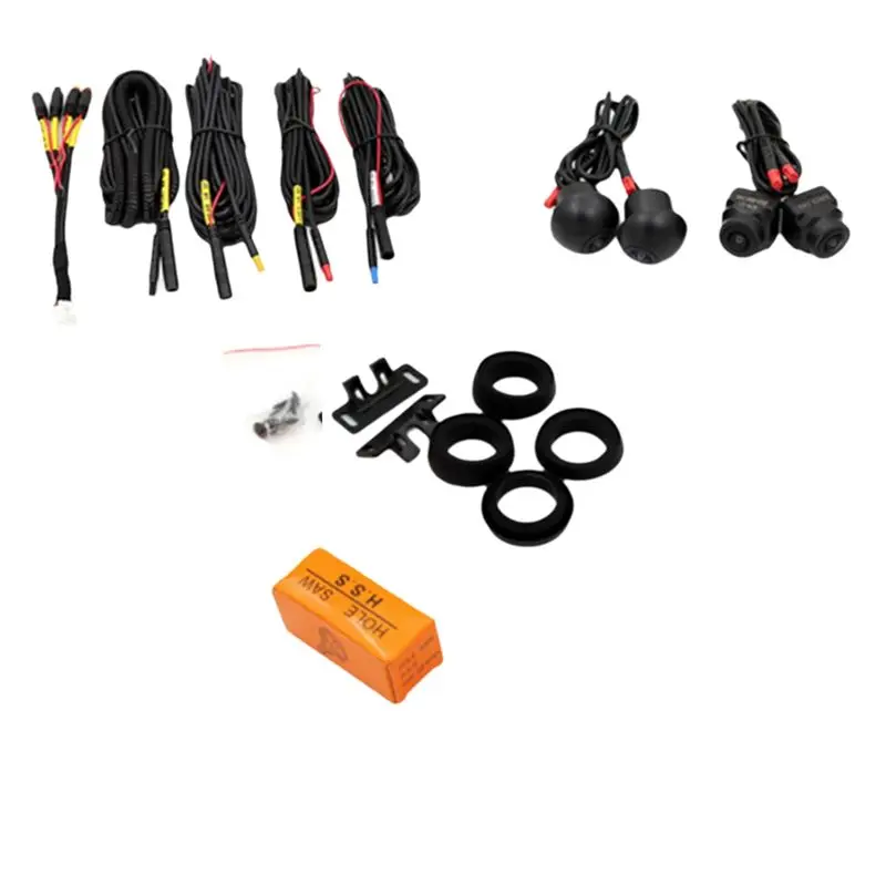 

Система камер кругового обзора 360° HD для автомобиля: правая+левая+передняя+задняя камеры, AHD1080P, основной чип GC2053