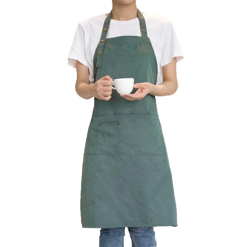 

New Polyester Canvas Restaurant Coffee Shop Barber Shop Kitchen Cleaning Apron