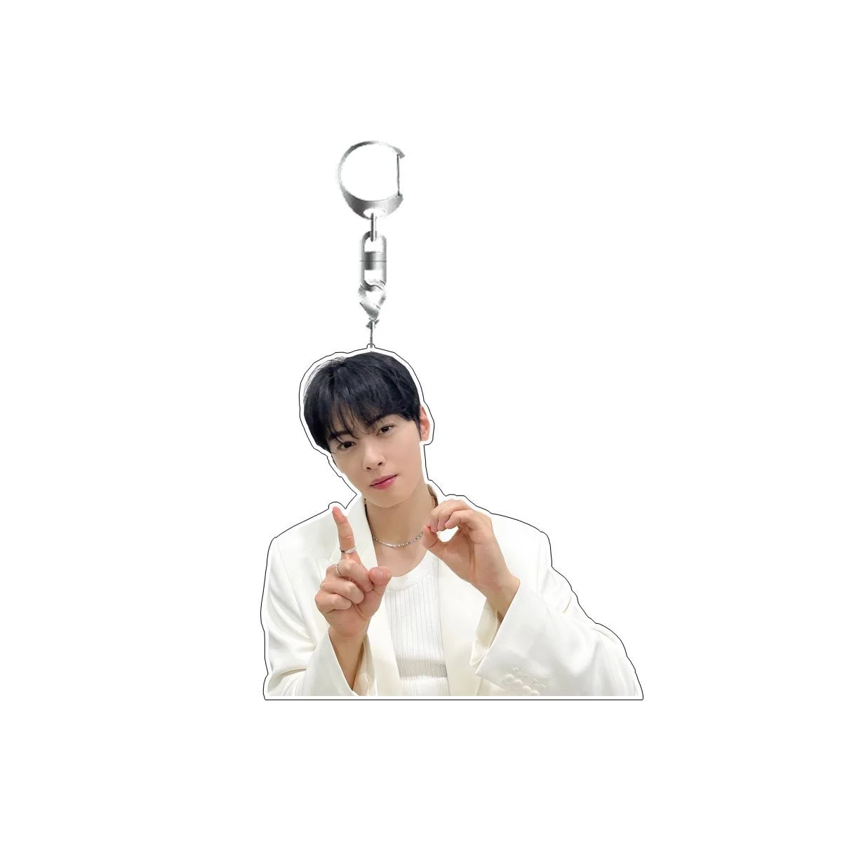 Cha EunWoo keychain Acrylic pendant gift