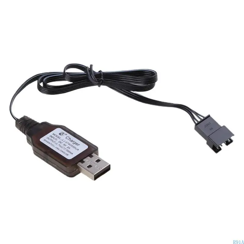R91A 7.4V Battery SM-4P USB Cable RC Powerful Boat Speedboat R/C Rc Spare Parts for E561-001 Accessories