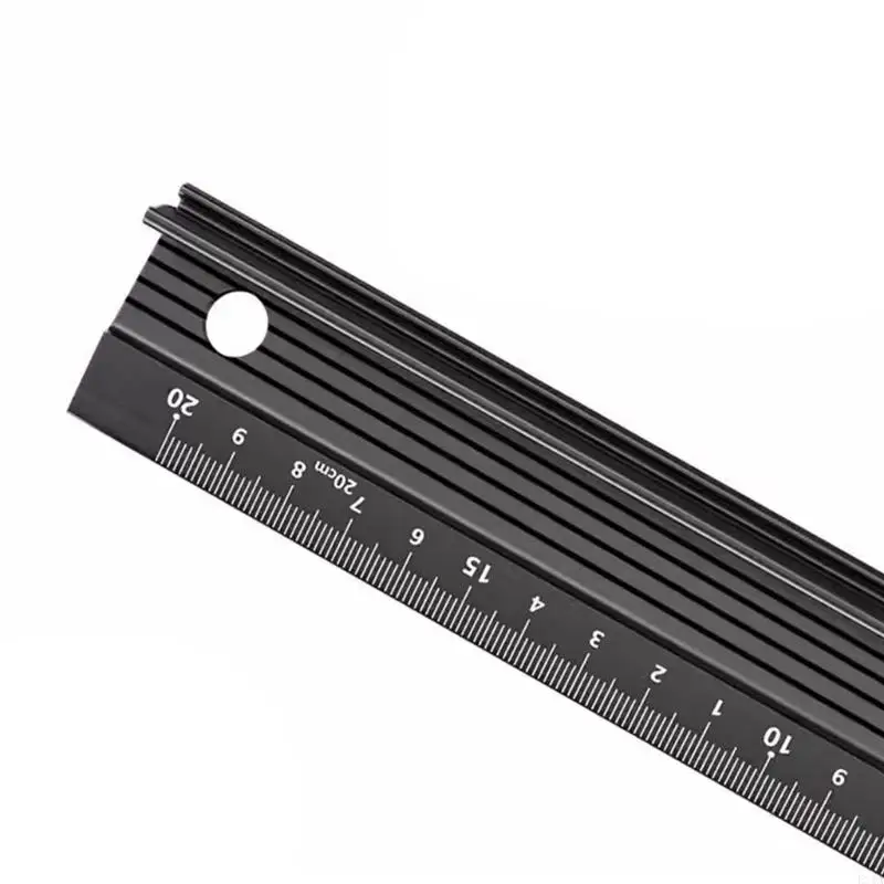  Heavy Duty Aluminum Alloy Ruler For Office Classroom Engineering Drafting