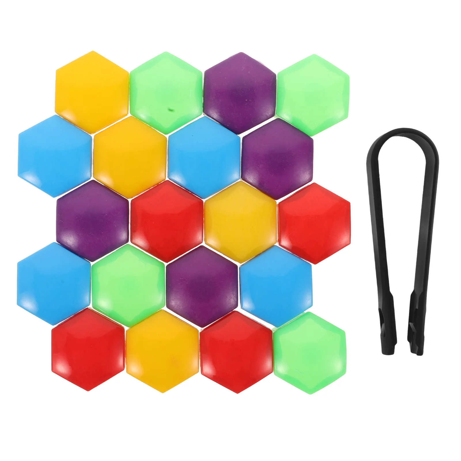 

20Pcs Wheel Nut Cover Part Hexagonal Nut Protection for General Car Wheels Durable Automotive Supply Vehicle Part