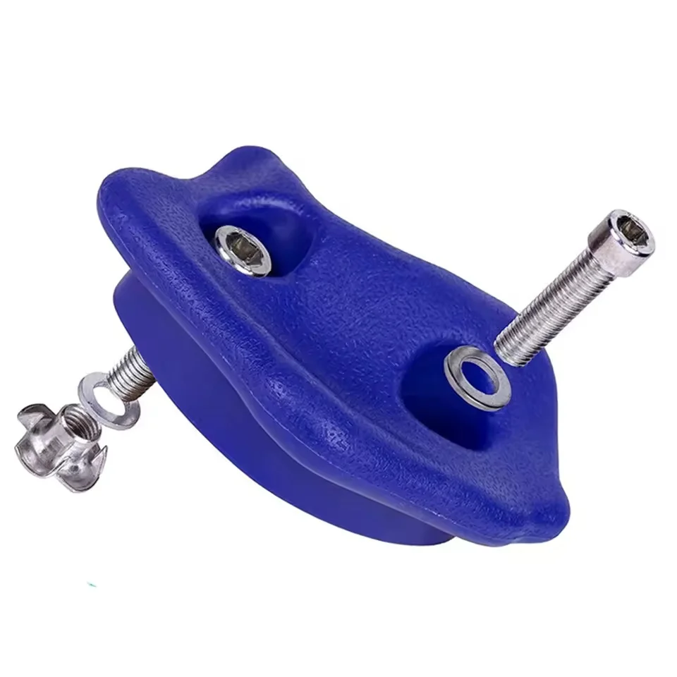 10Pcs Rock Climbing Rock Wall with Screw Wrench Indoor/Outdoor DIY Training Kit for Adults Wood Board Amusement Park playgrounds