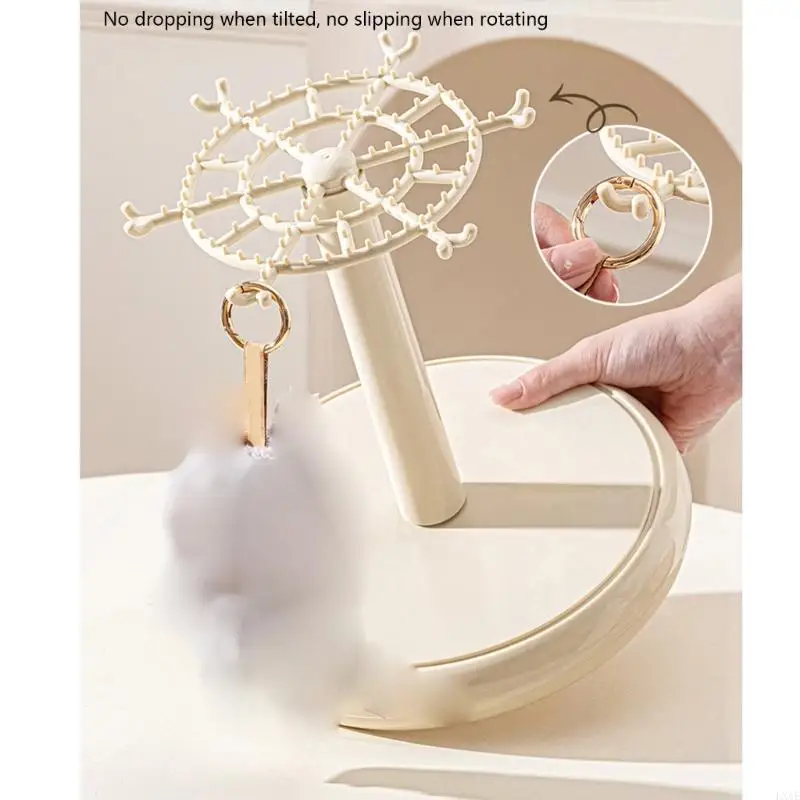 Rotating Display Case ABS PET Construction 360 Viewing Storage Stand Decoration