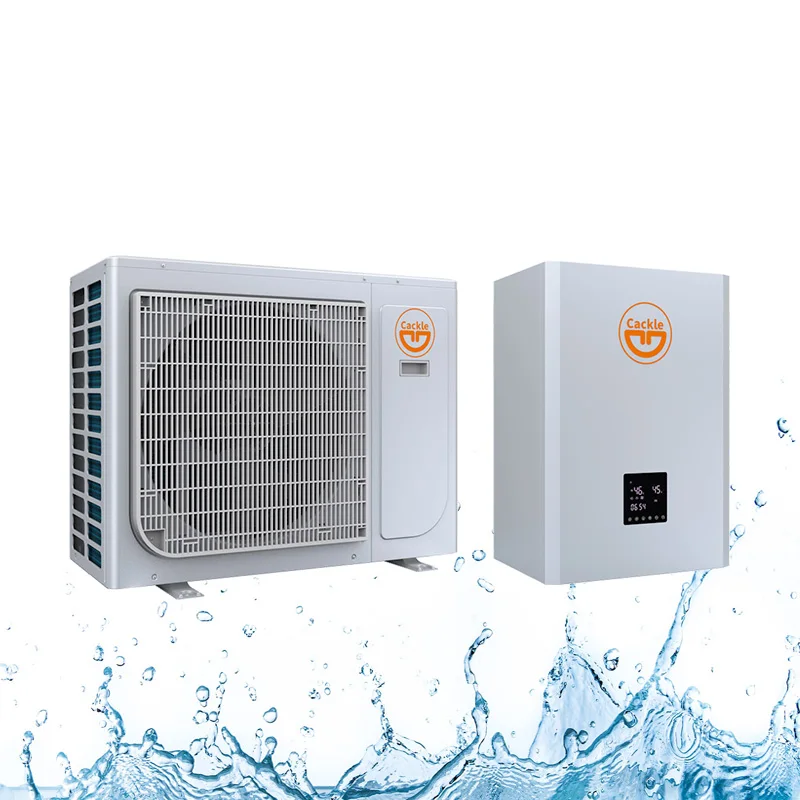 Split system heat pump 11kw 9kw R32 DC variable frequency heat pump air to water system heat pump heating and cooling