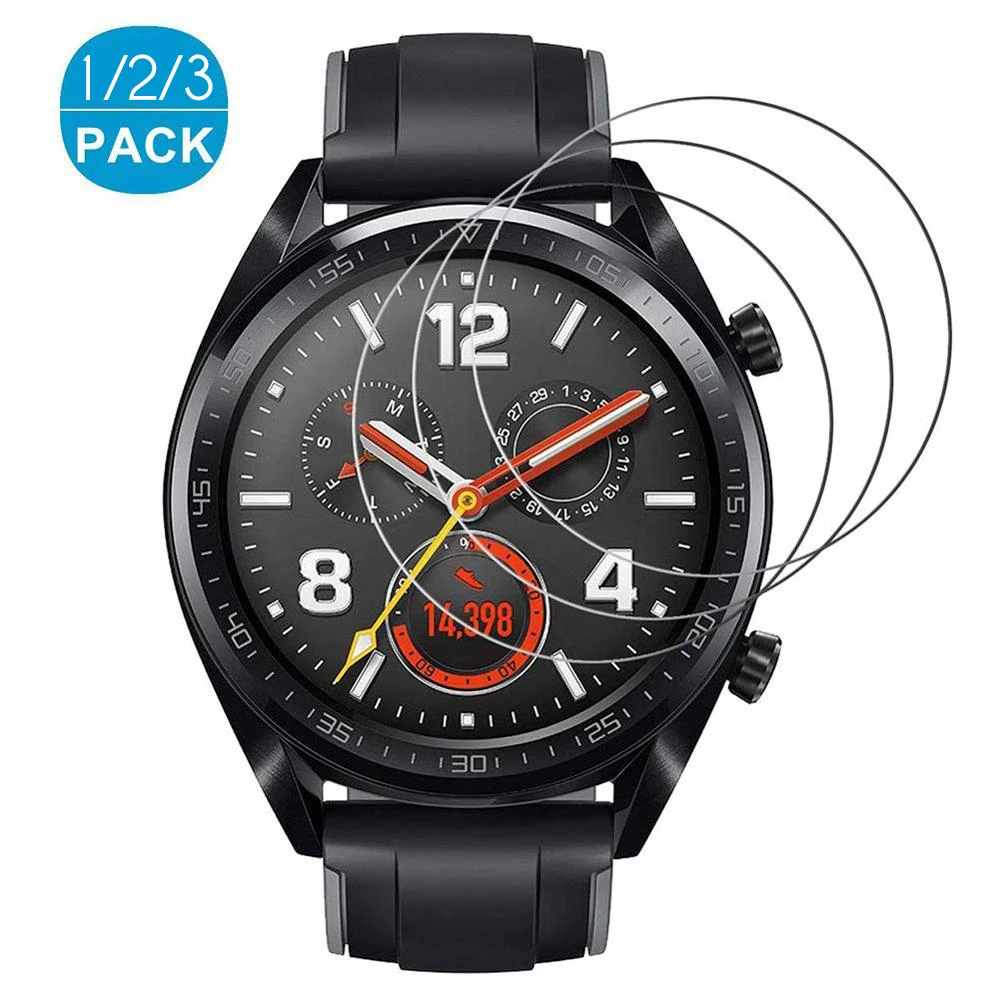 2PCS Tempered Glass For Huawei Honor Watch GS Pro Screen Protector Film For Honor GS Pro SmartWatch Protective Glass