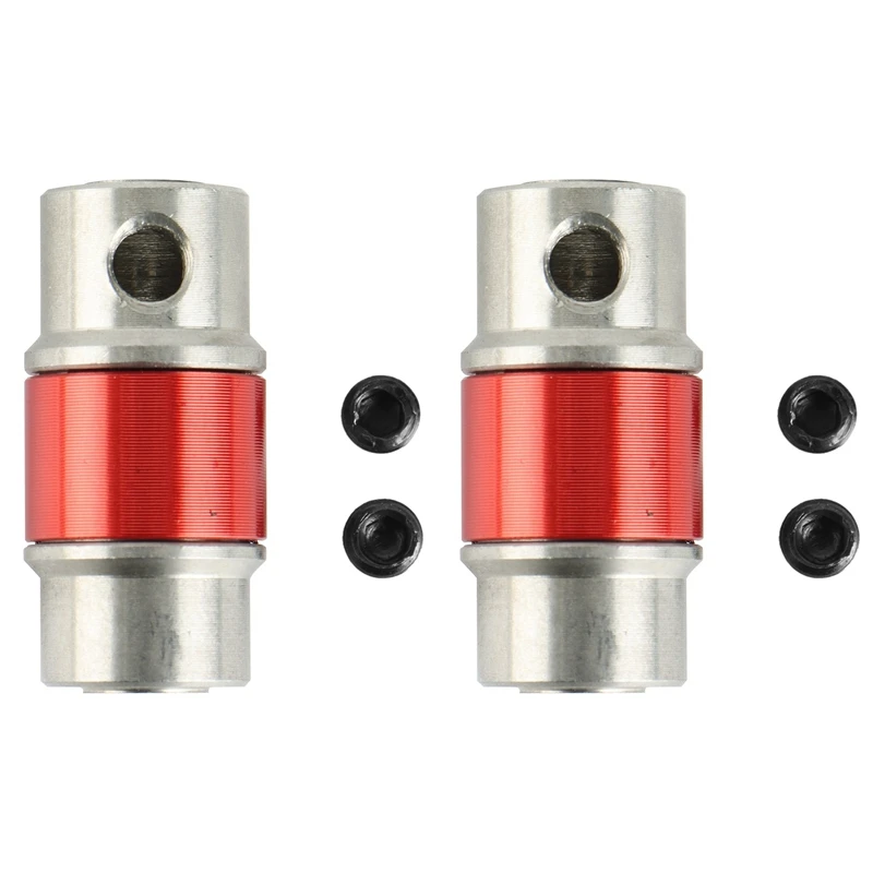 Acoplador de 4x3,18mm, Conector de eje de Junta Universal para barcos eléctricos sin escobillas RC, piezas de conexión