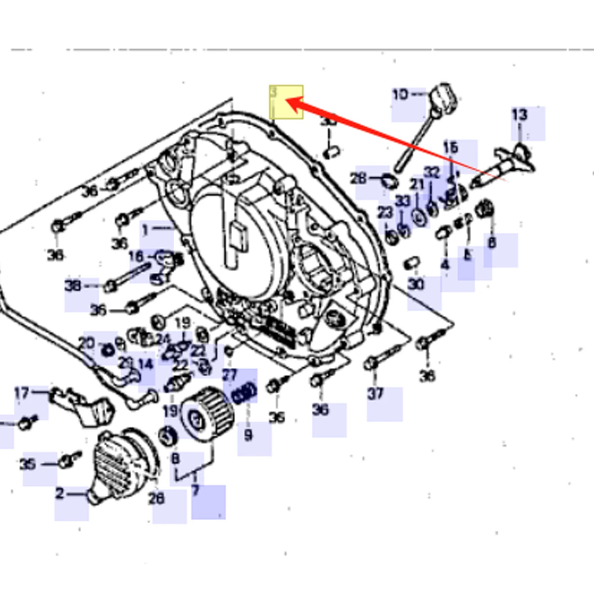 OZOEMPT GASKET CLUTCH R.COVER For TRX300EX Sportrax 300 EX 93-09 OEM:11394-HM3-670